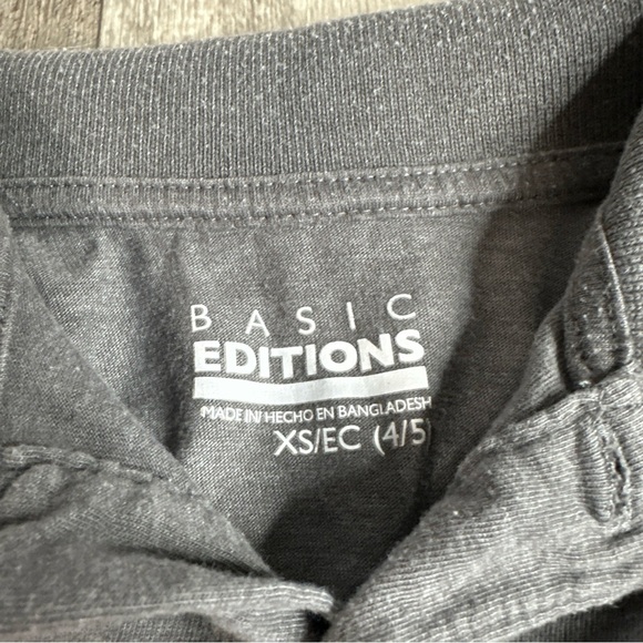 Lot of 3 Basic Editions, Boys Polo Shirt, 4/5 - Picture 2 of 6